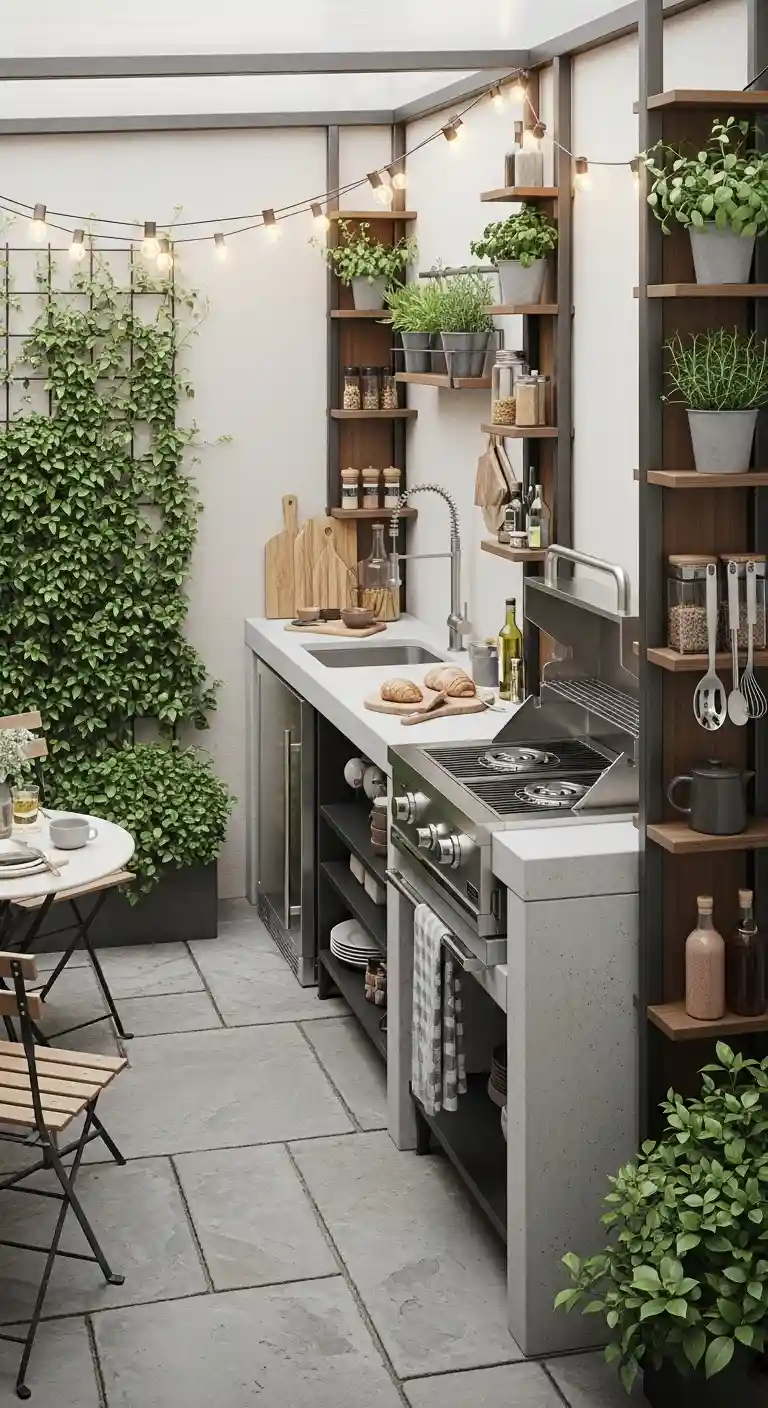 Small Space Outdoor Kitchen Ideas DIY