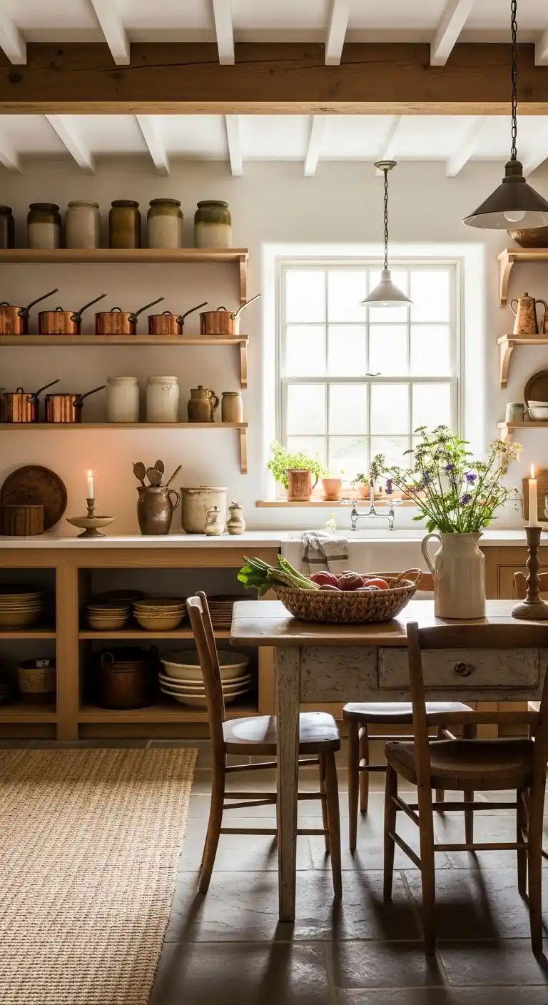 Antique Kitchen Decor Ideas with Rustic Character
