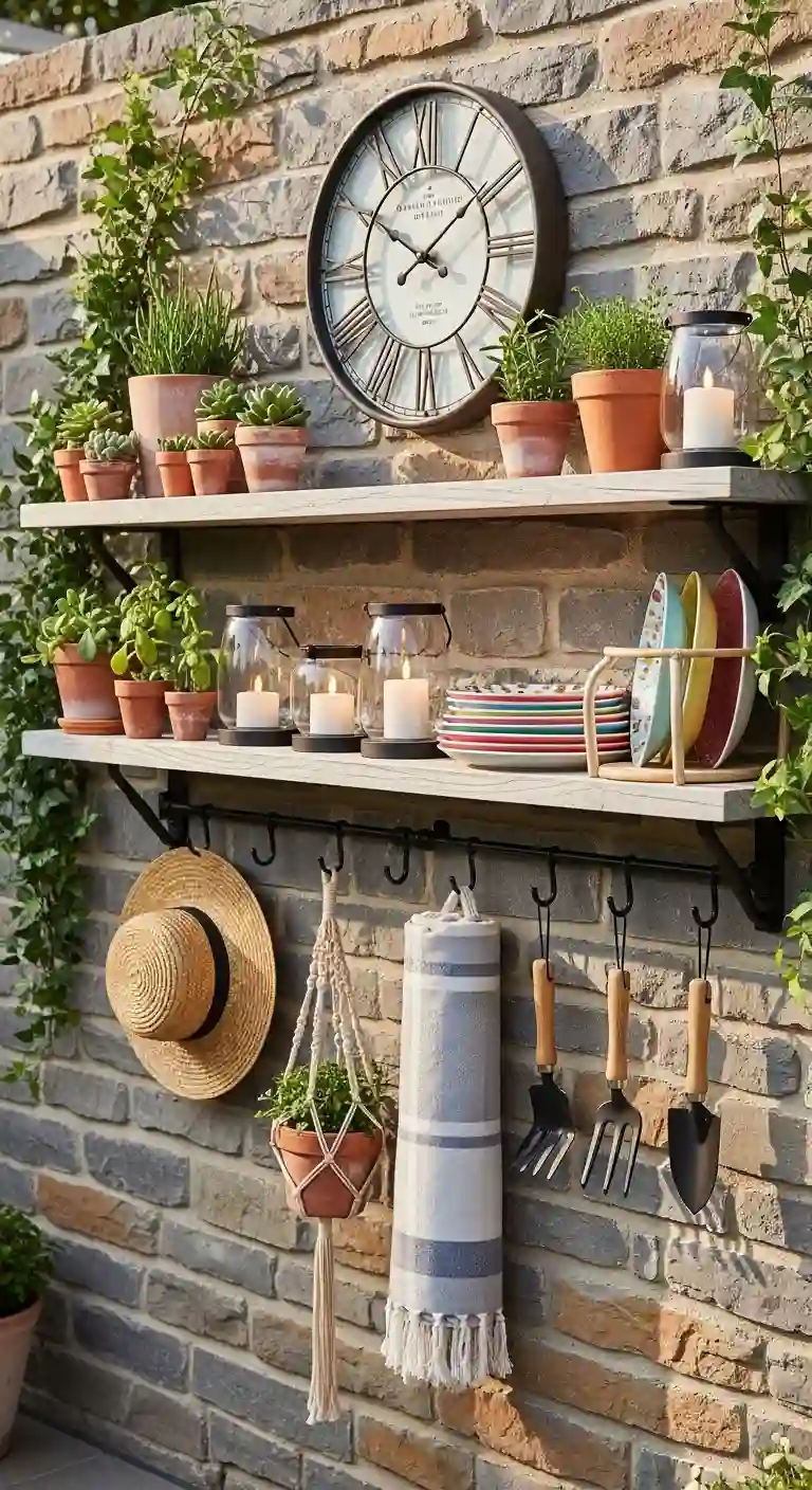 Functional Outdoor Wall Decor Ideas