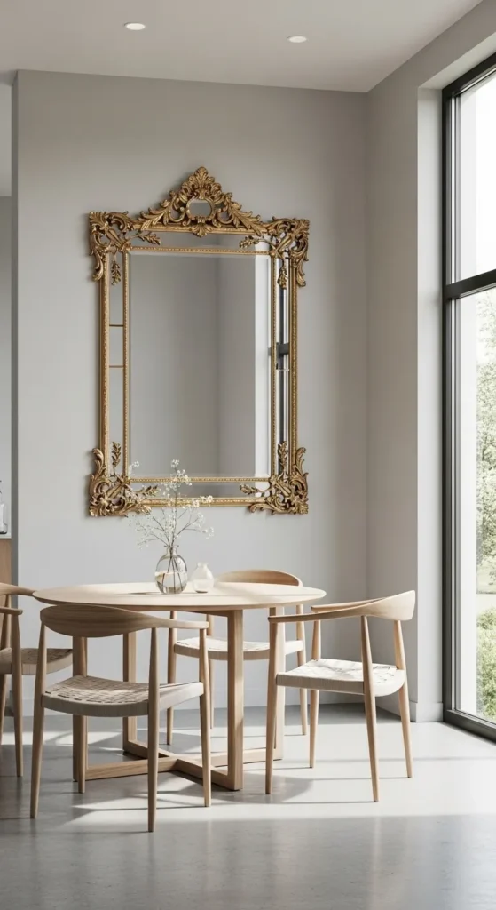 Mirrors as Dining Room Wall Decor
