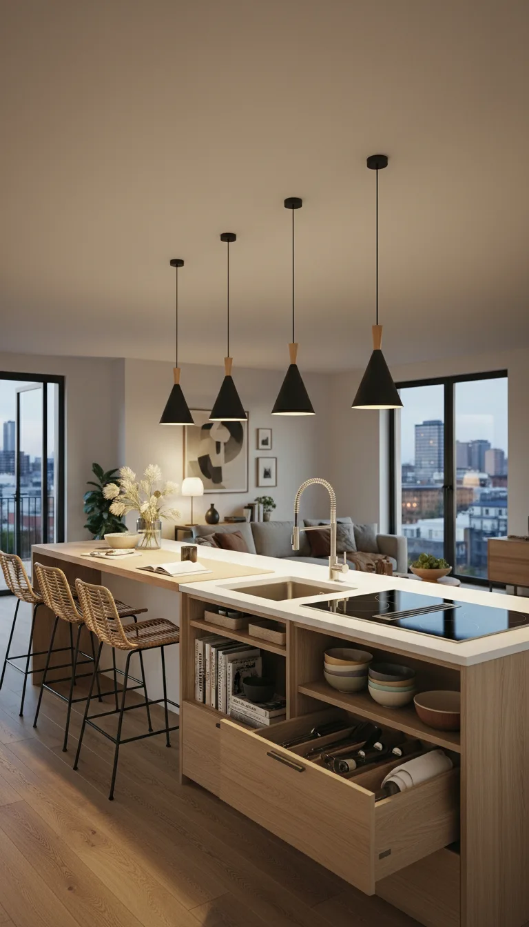 Multi-Functional Kitchen Islands Take Center Stage