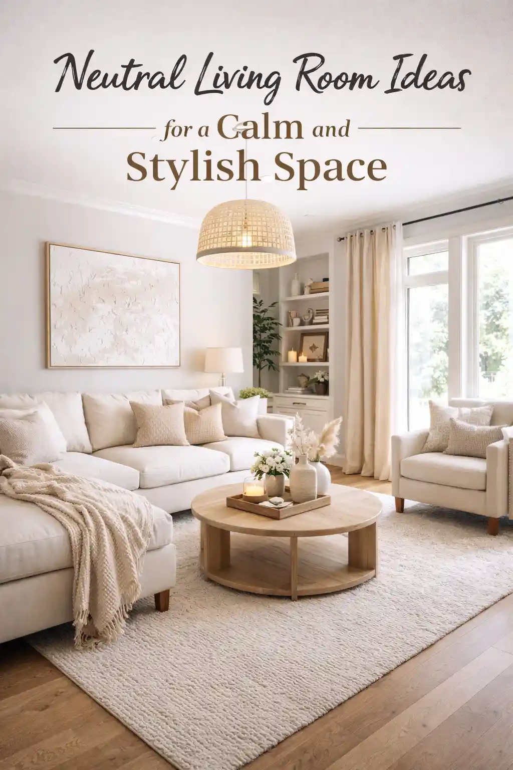 Neutral Living Room Ideas for a Calm and Stylish Space