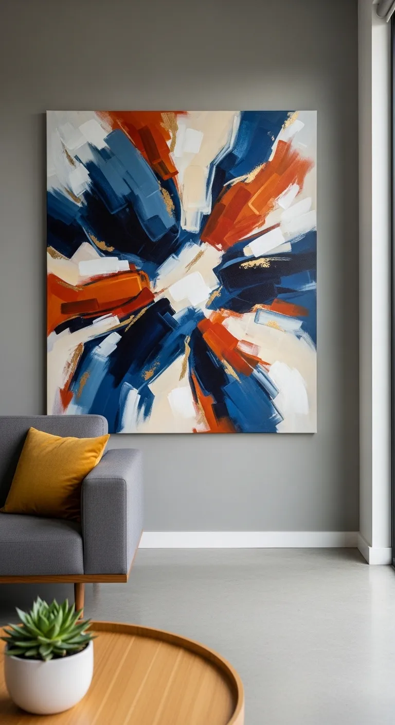 Oversized Art for Dramatic Impact