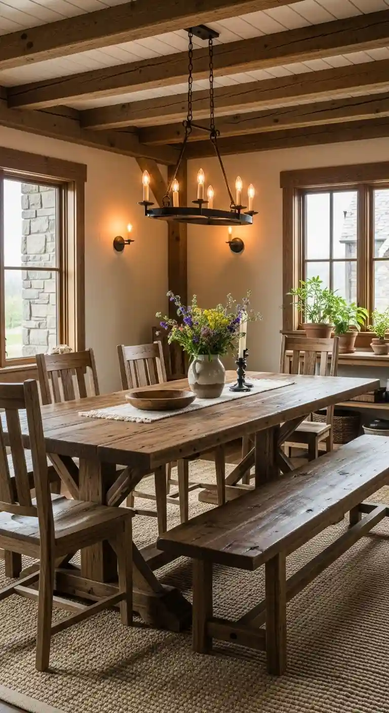 Rustic Dining Room Inspirations for Cozy Living