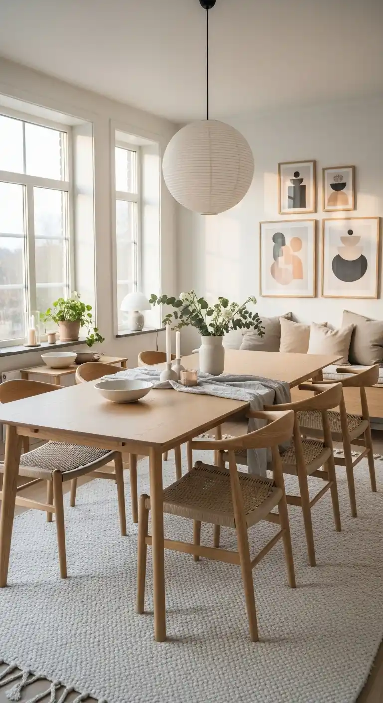 Scandinavian Dining Room Inspirations for Modern Comfort