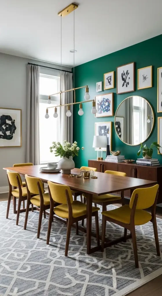 Statement Wall Ideas for Dining Rooms