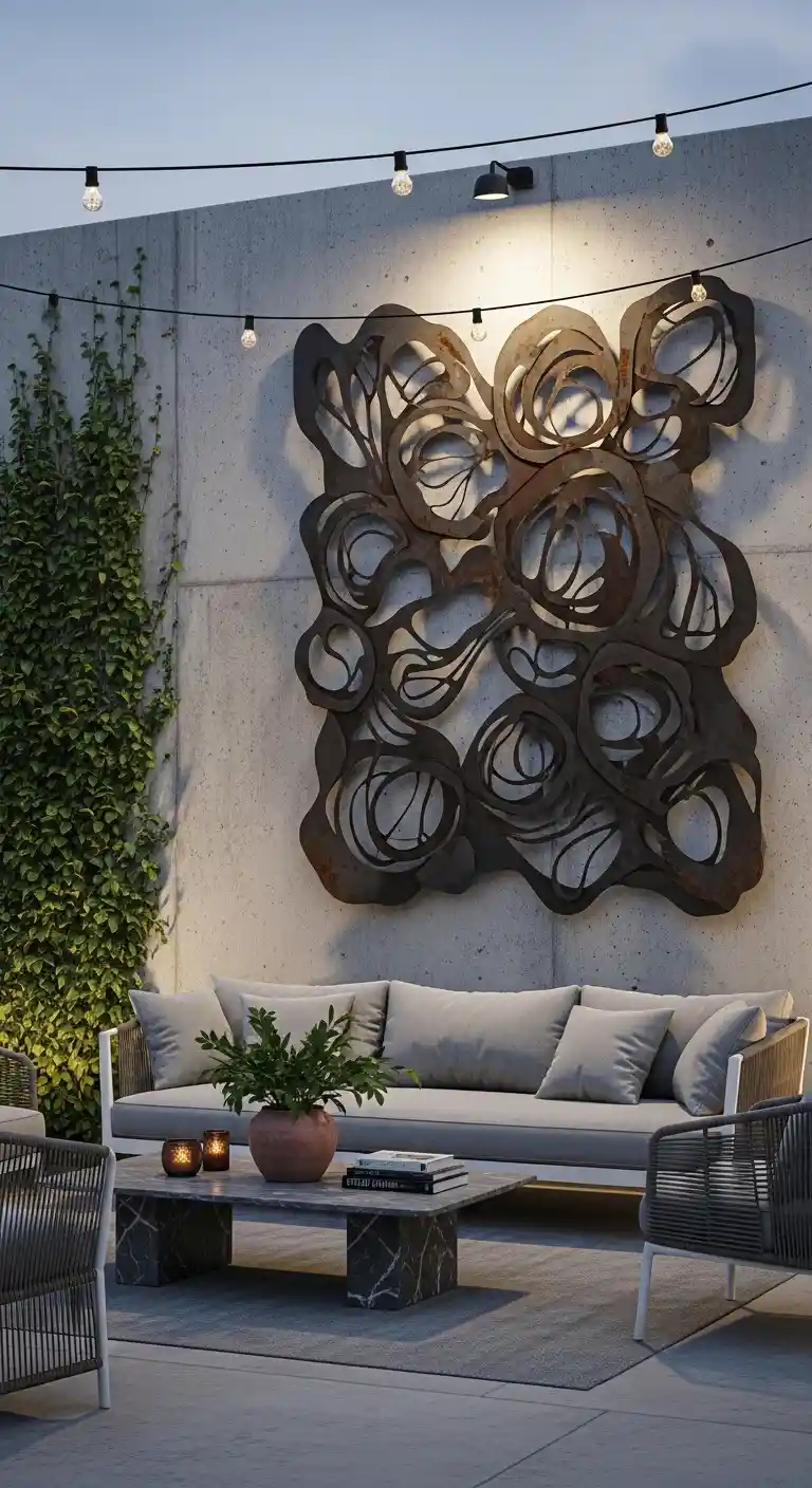 Statement Art Outdoor Wall Decor Ideas