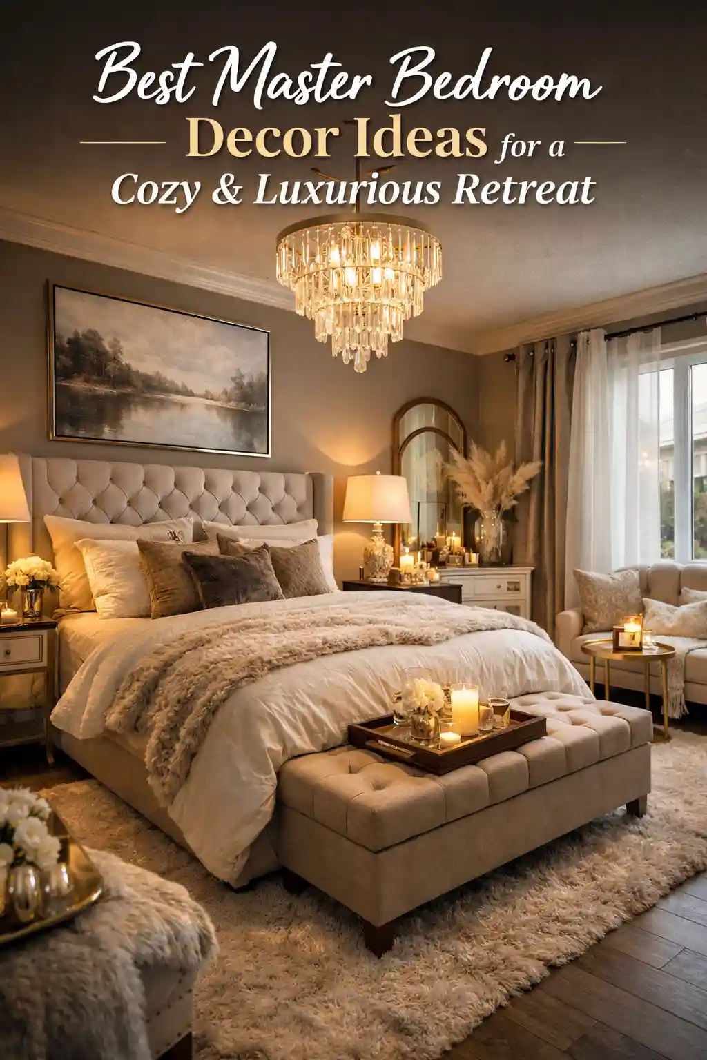 master bedroom decor iideas for a cozy luxe retreat
