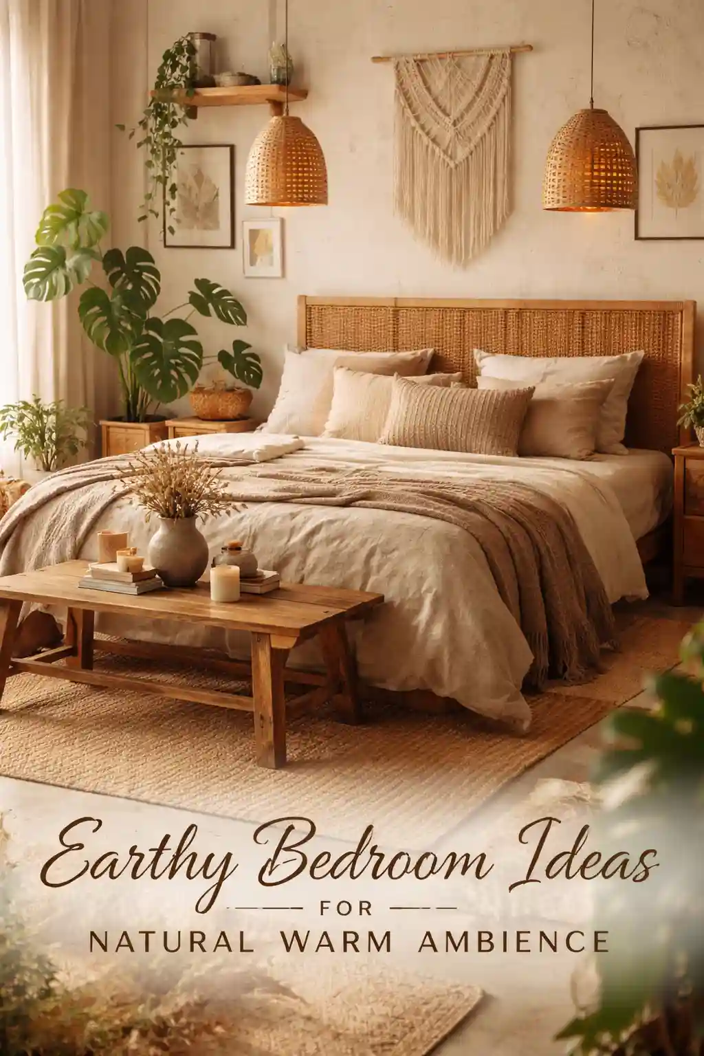 Earthy bedroom ideas