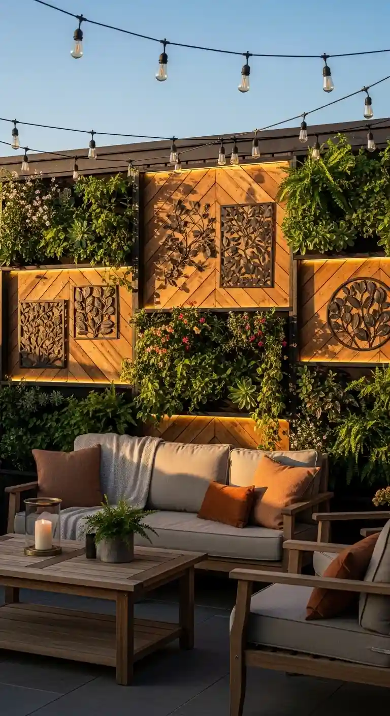Outdoor wall decor ideas