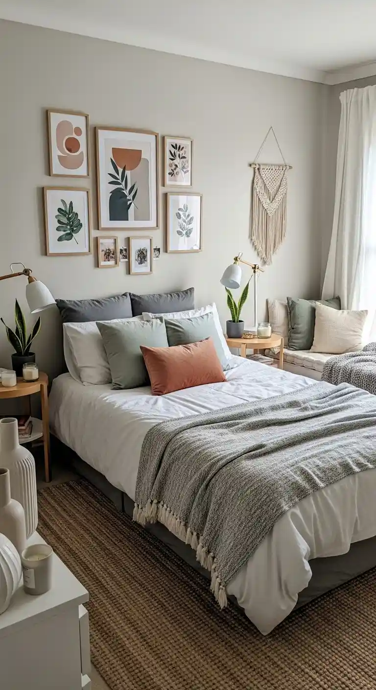 Budget-Friendly Earthy Bedroom Transformation