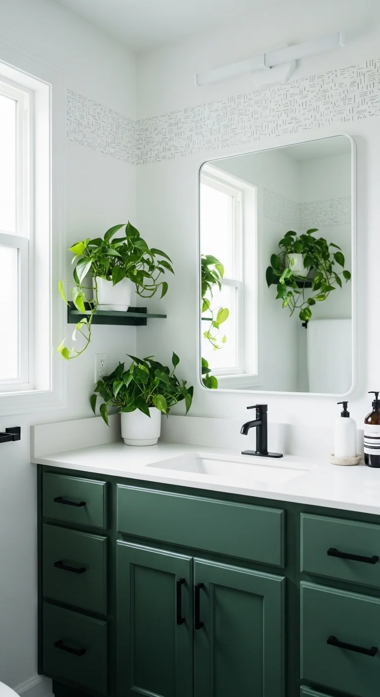 Budget Friendly Green Bathroom Design Ideas
