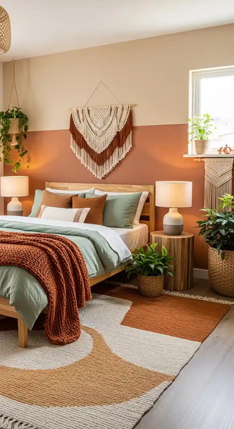 Color Psychology in Earthy Bedrooms