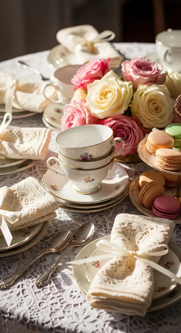 Extra Decorative Details That Elevate Tea Tables
