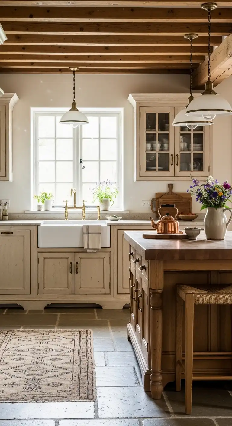 French Country European Kitchen Ideas