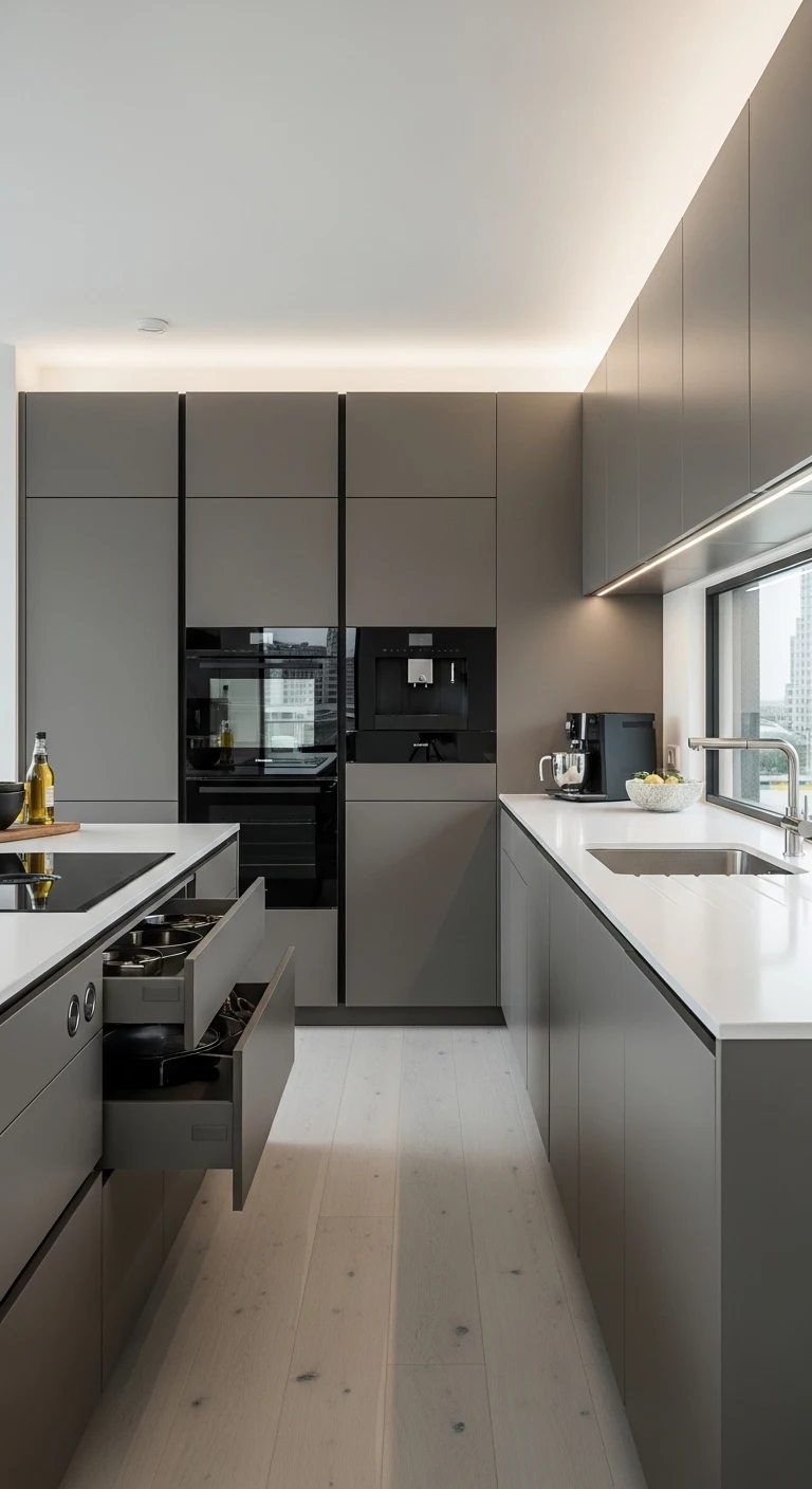 German Precision Style European Kitchen Ideas