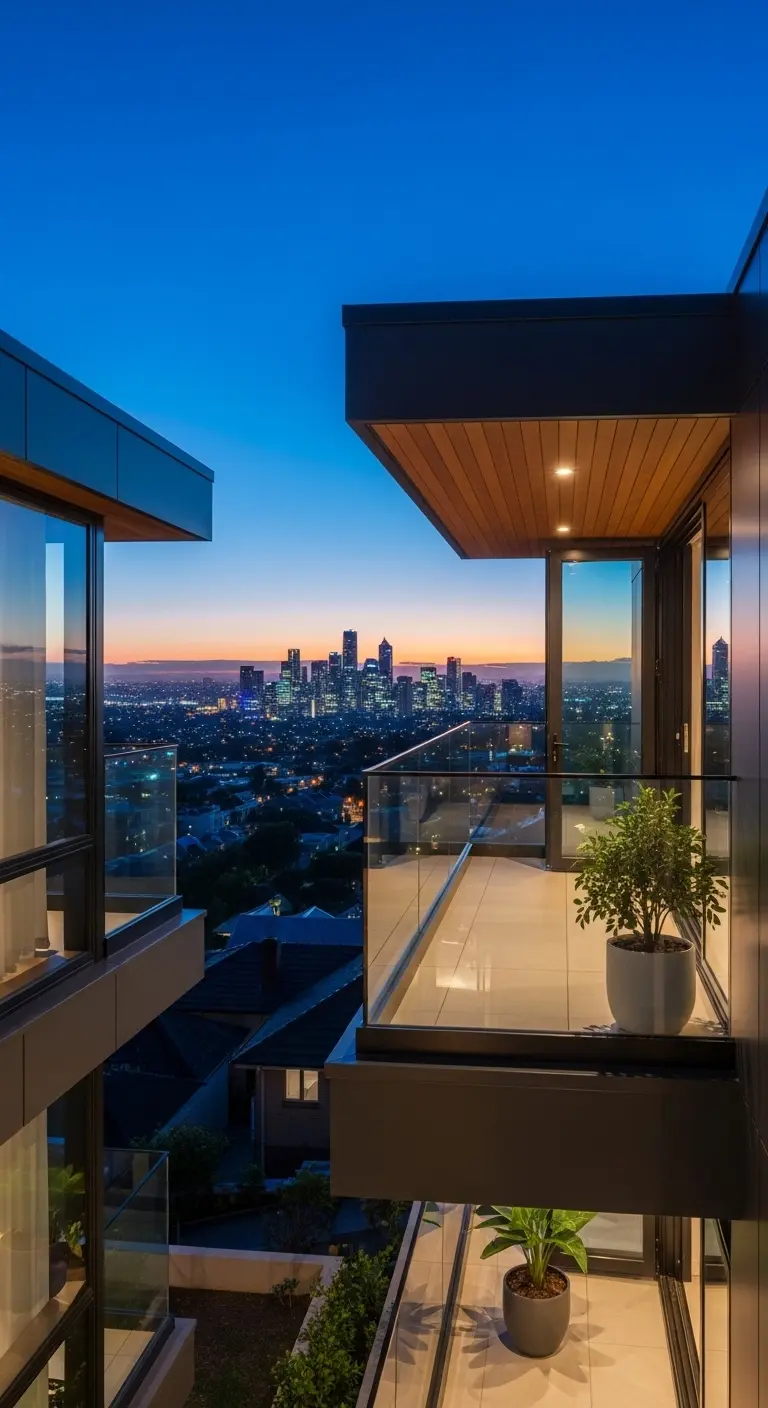 Glass French Balcony