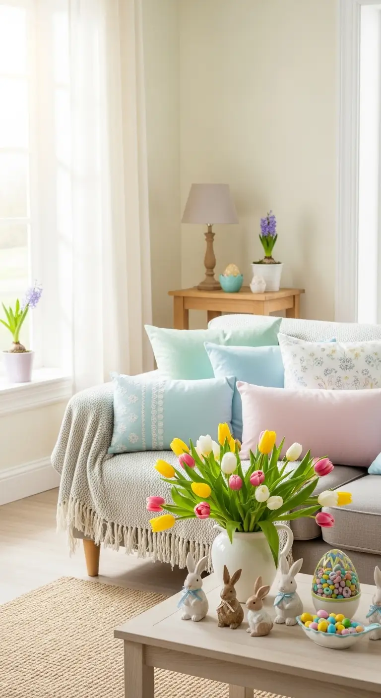 Living Room Easter Home Decor Ideas
