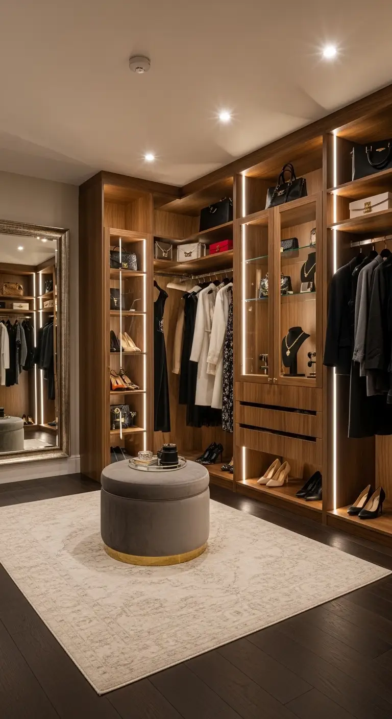 Luxury Interior Wardrobe Design Ideas for Master Bedrooms