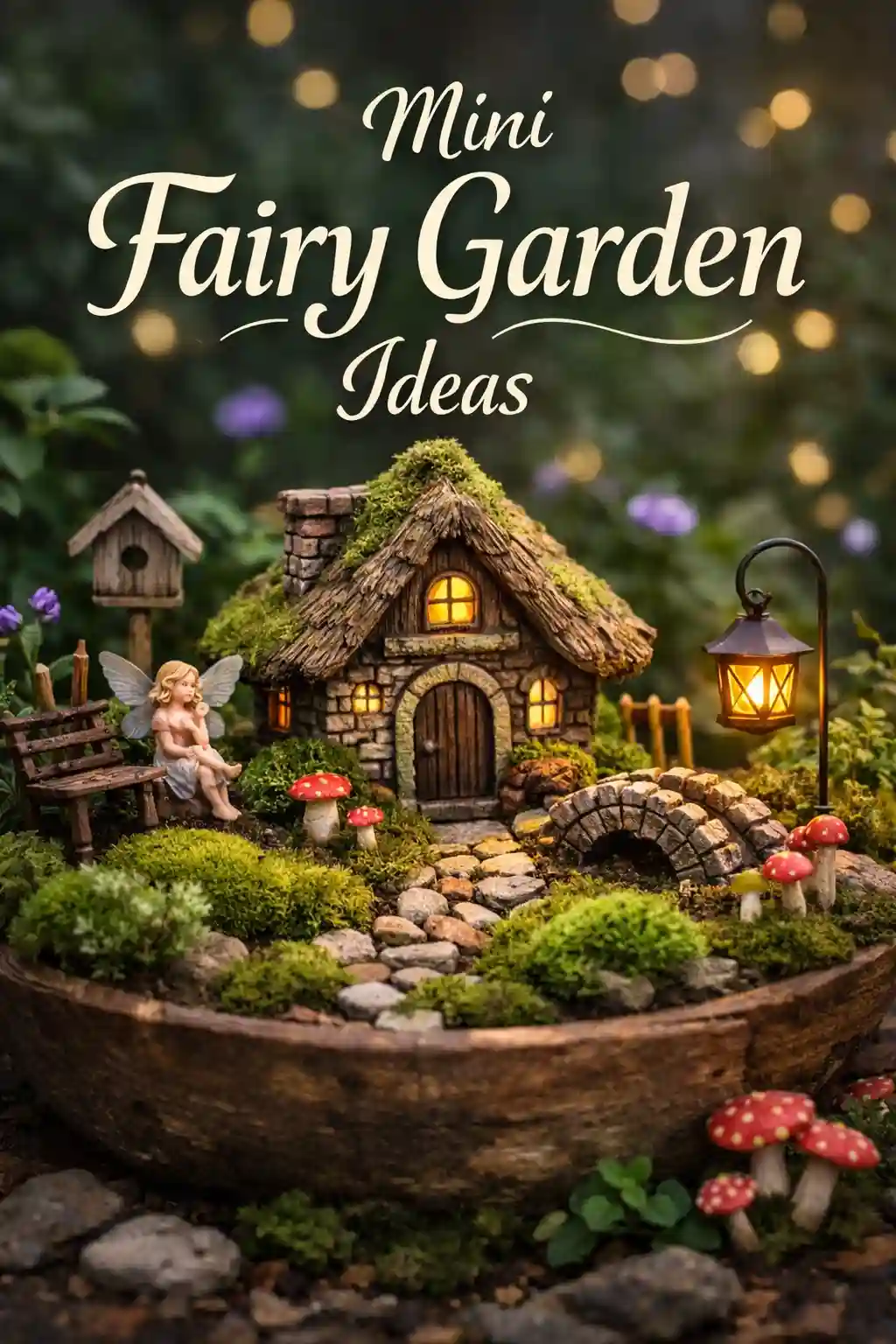 Mini fairy garden ideas