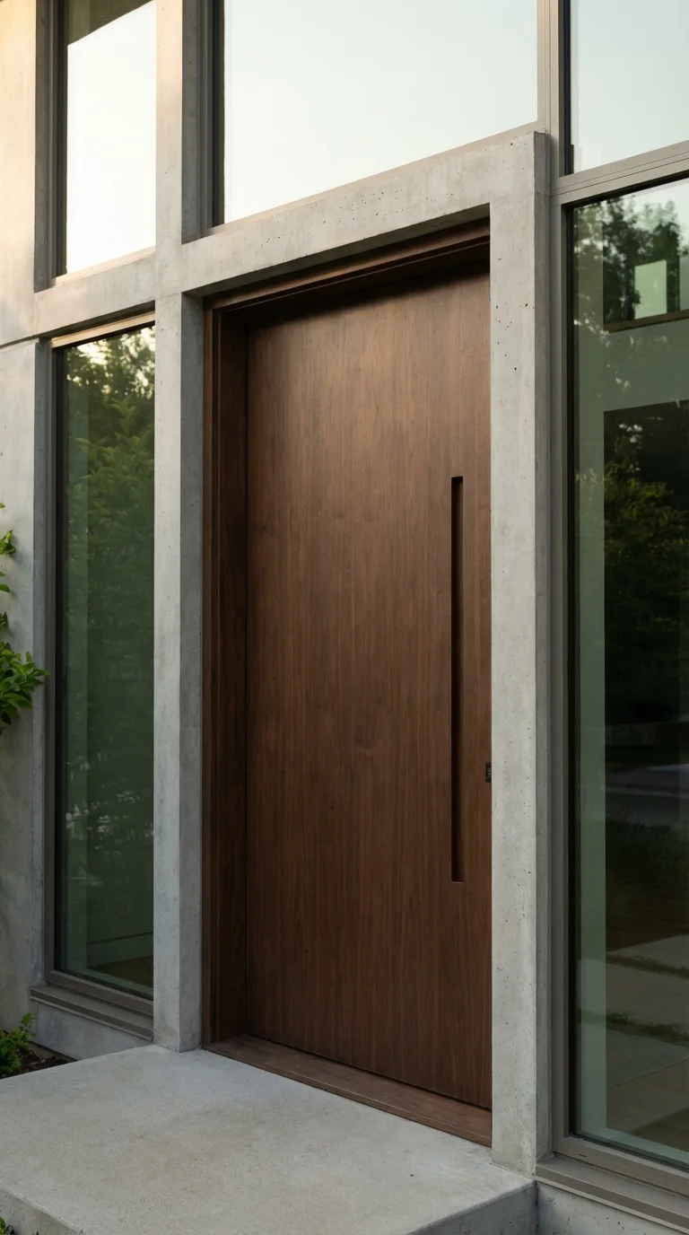 Minimalist Modern Wooden Door Design Ideas