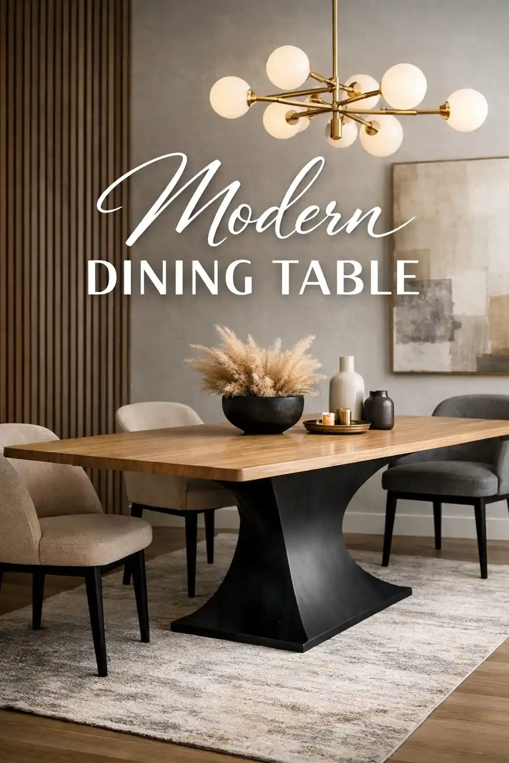 Modern dining table