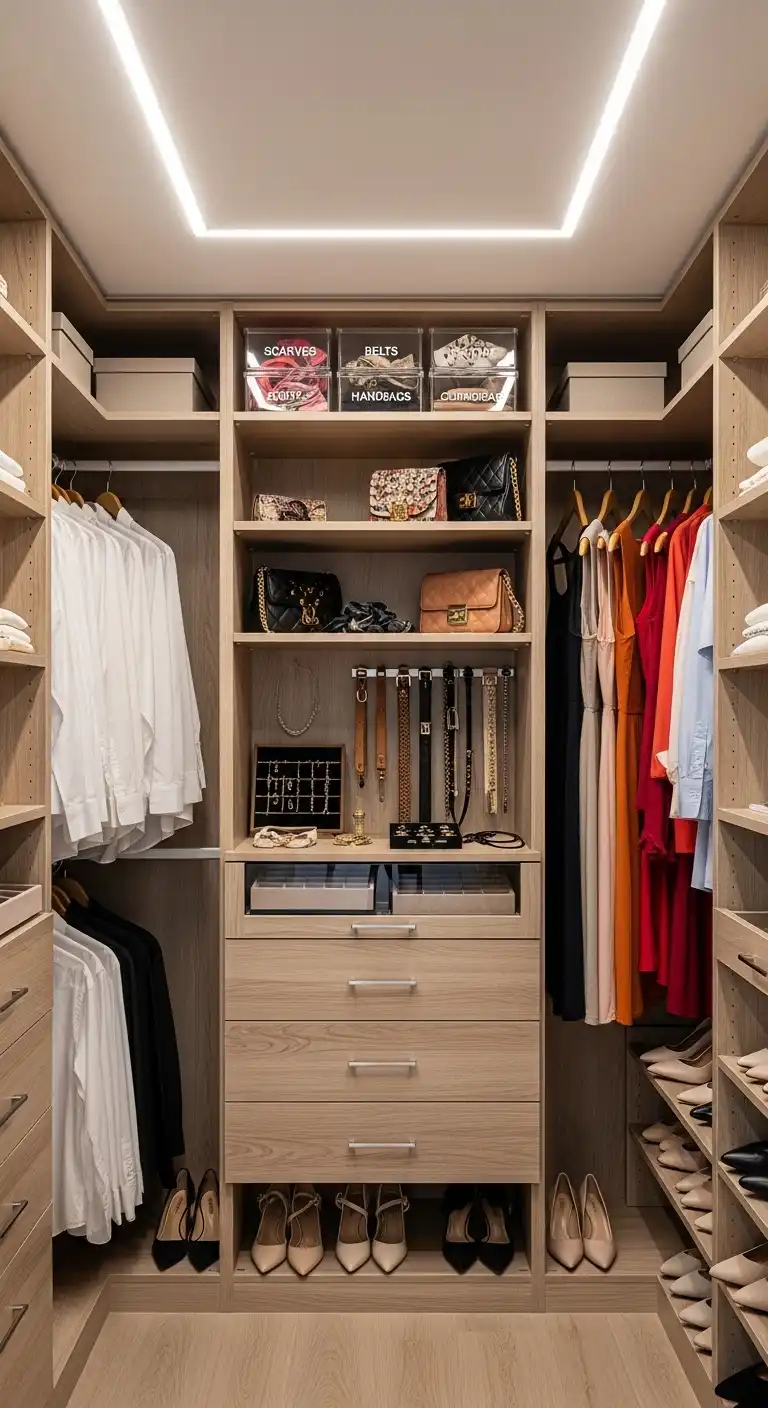 Organization Focused Wardrobe Ideas