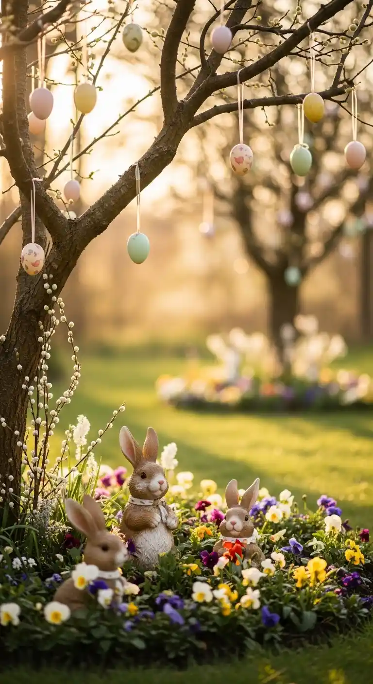 Outdoor and Garden Easter Decor Ideas
