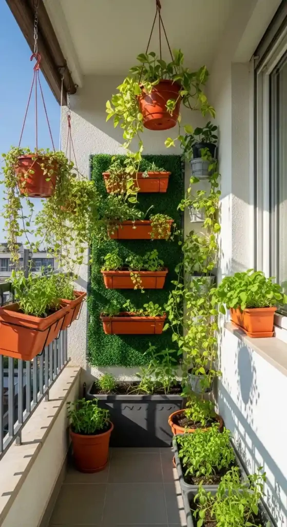 Small Balcony Decor Ideas With Plants and Greenery