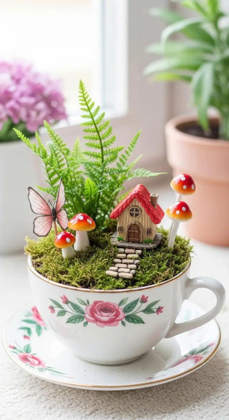 Teacup Fairy Garden