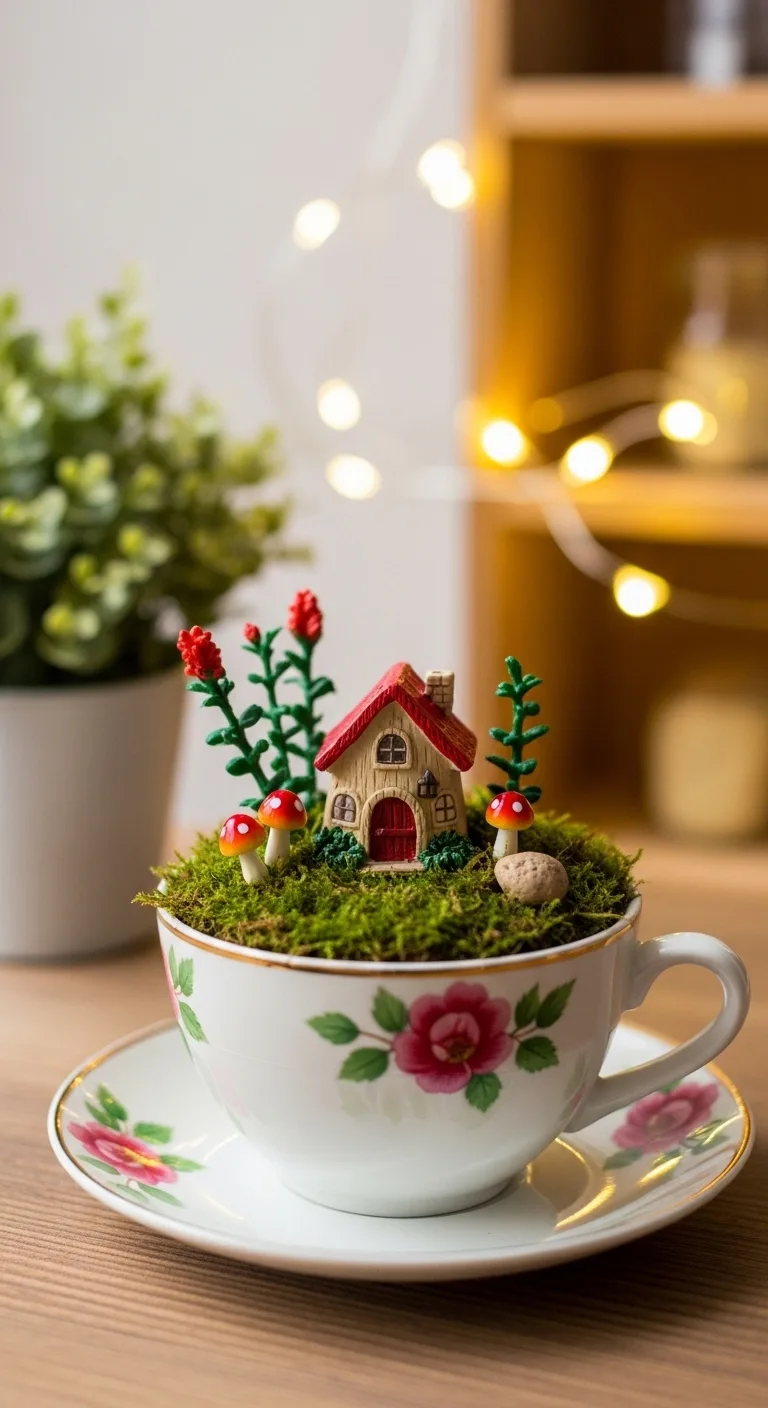 Teacup Mini Fairy Garden