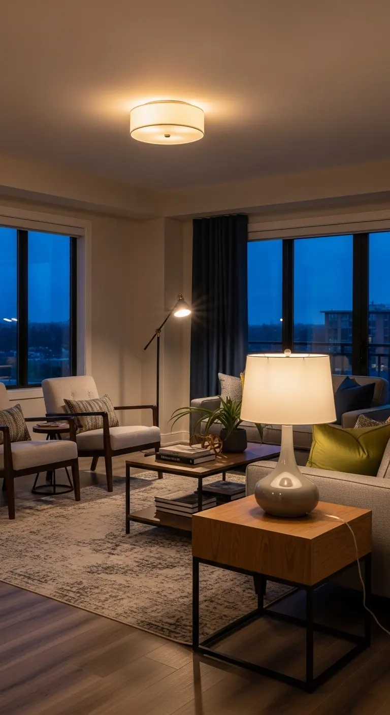 Using Floor Lamps to Balance Room Lighting