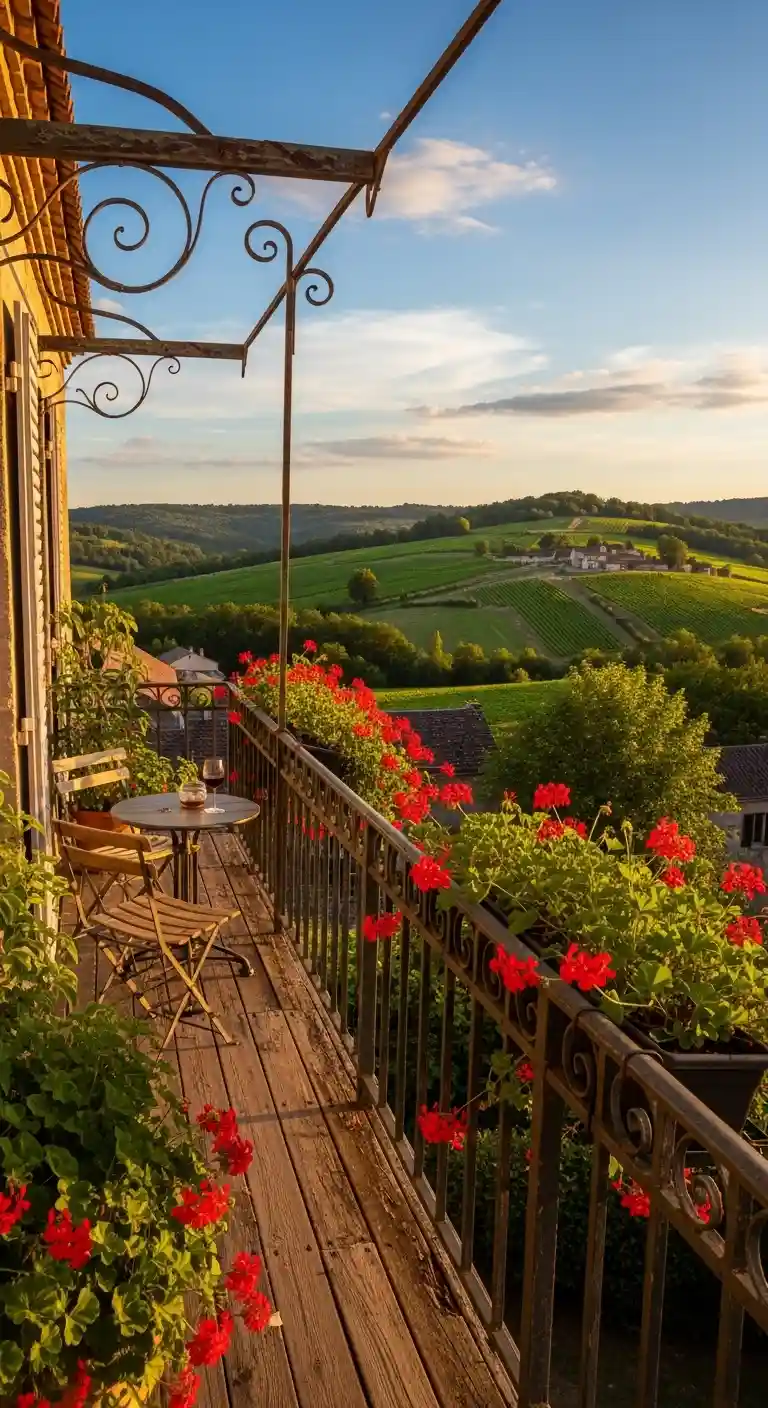 Wooden French Balcony