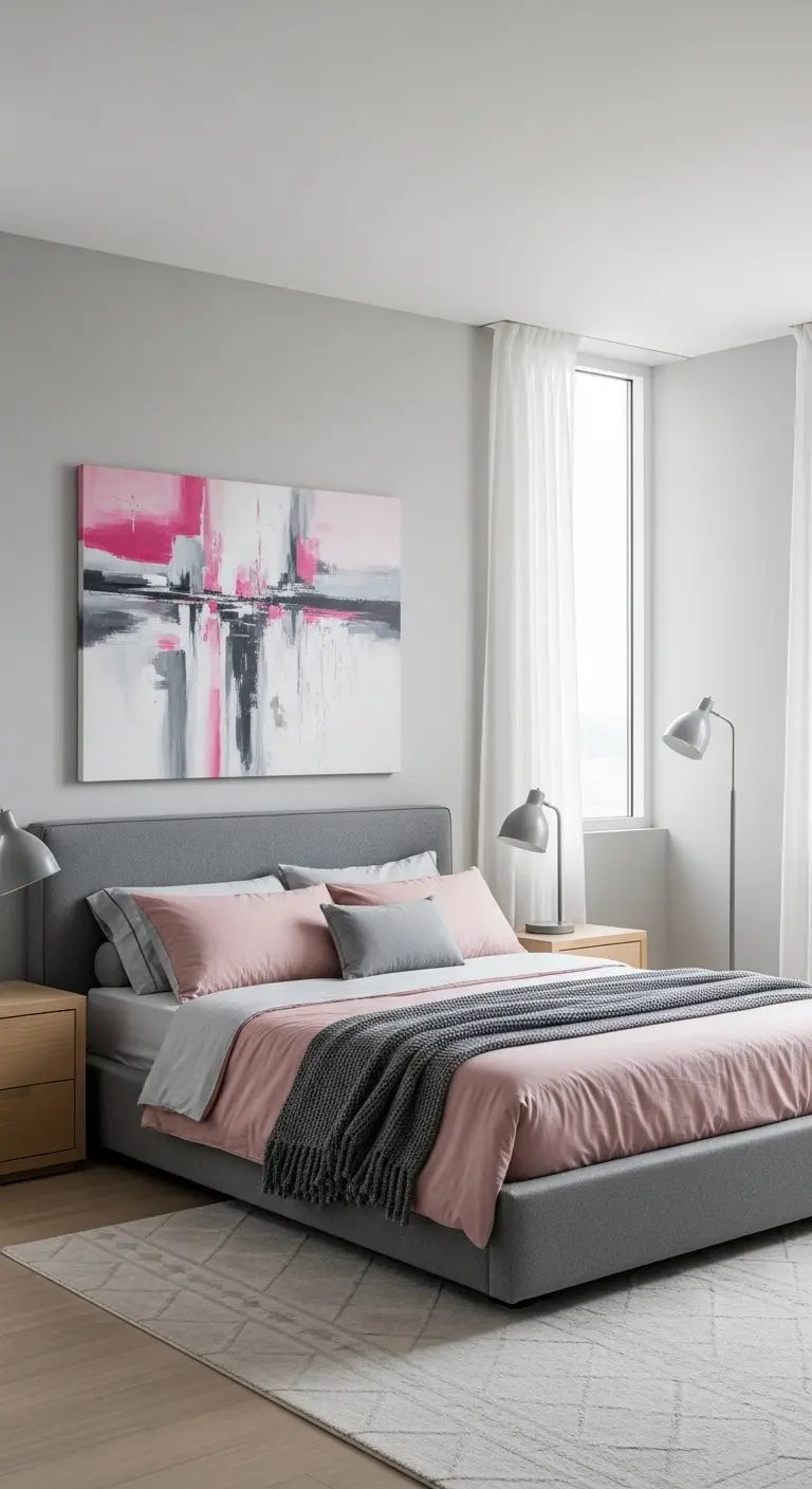 Best Color Pairings with Pink Wallpaper