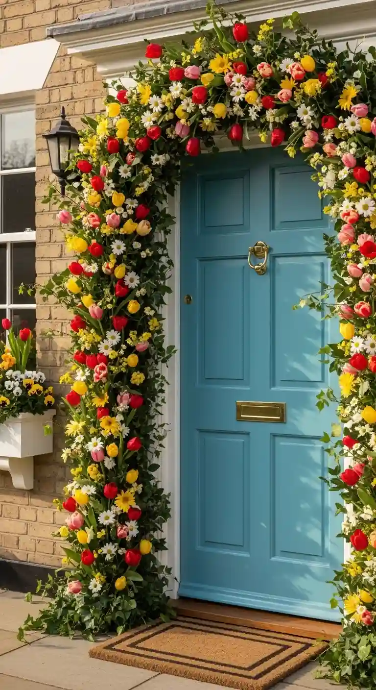 Floral Garland Door Frame