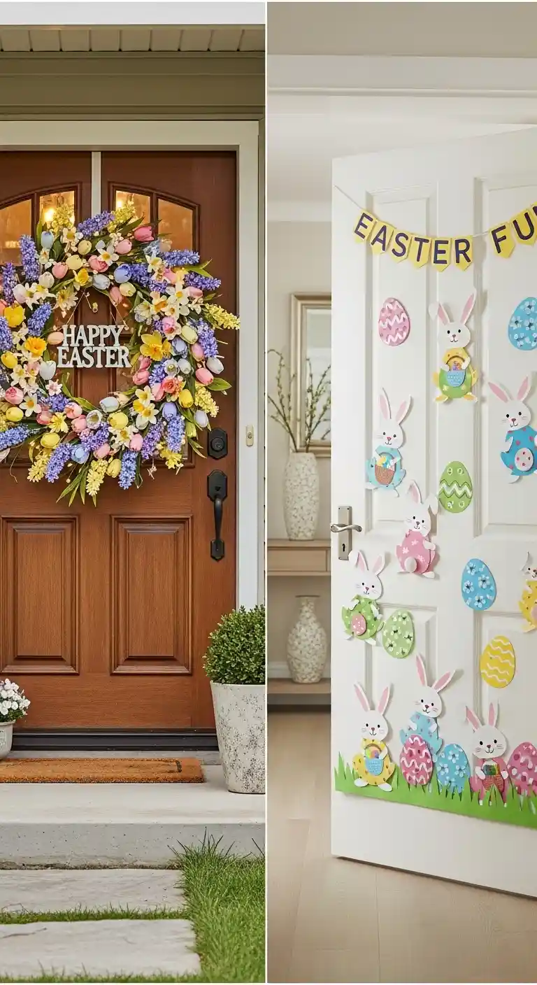Outdoor vs Indoor Door Decorations