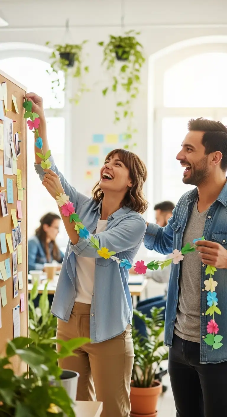 Practical Tips for Setting Up Office Easter Decorations