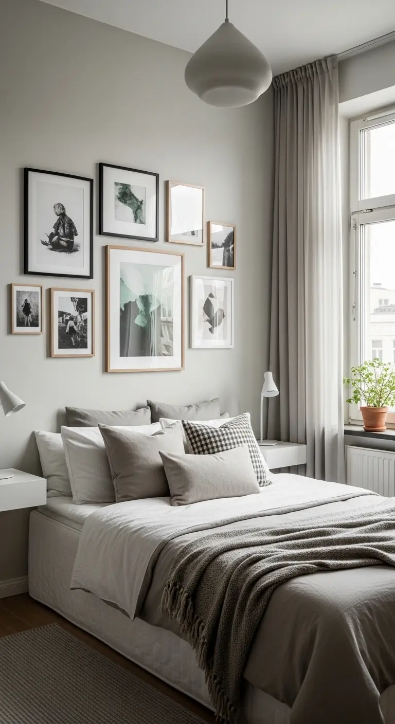 Small Bedroom Gallery Wall Ideas