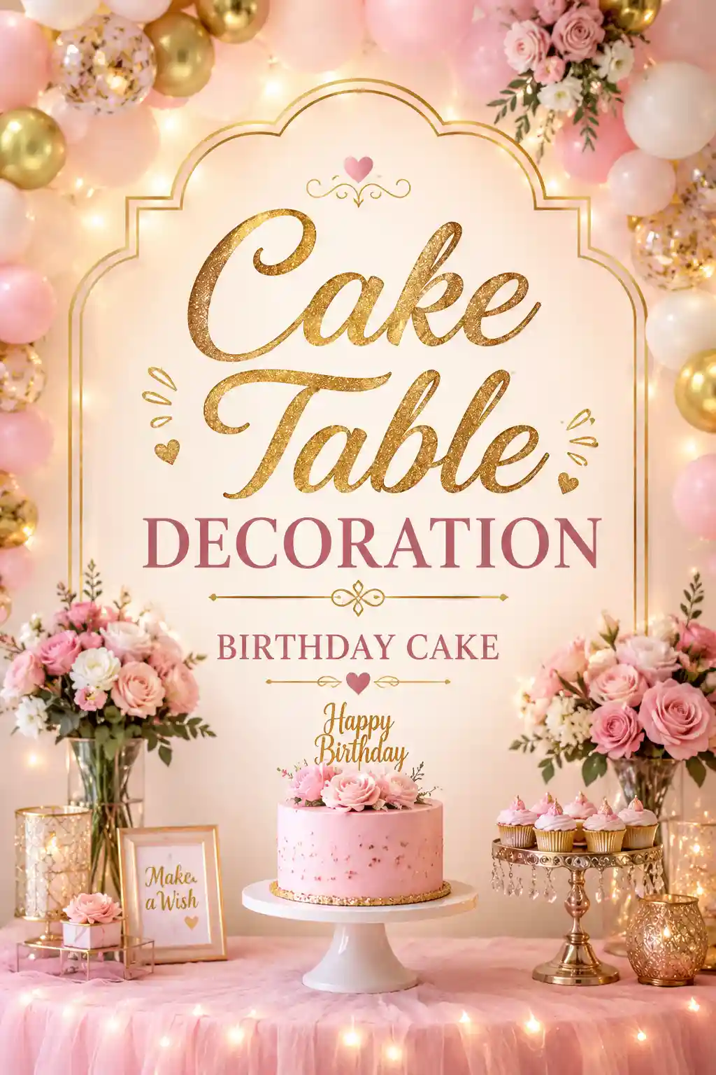 Stunning Cake Table Decor Ideas That Instantly Make Every Celebration Feel Magical