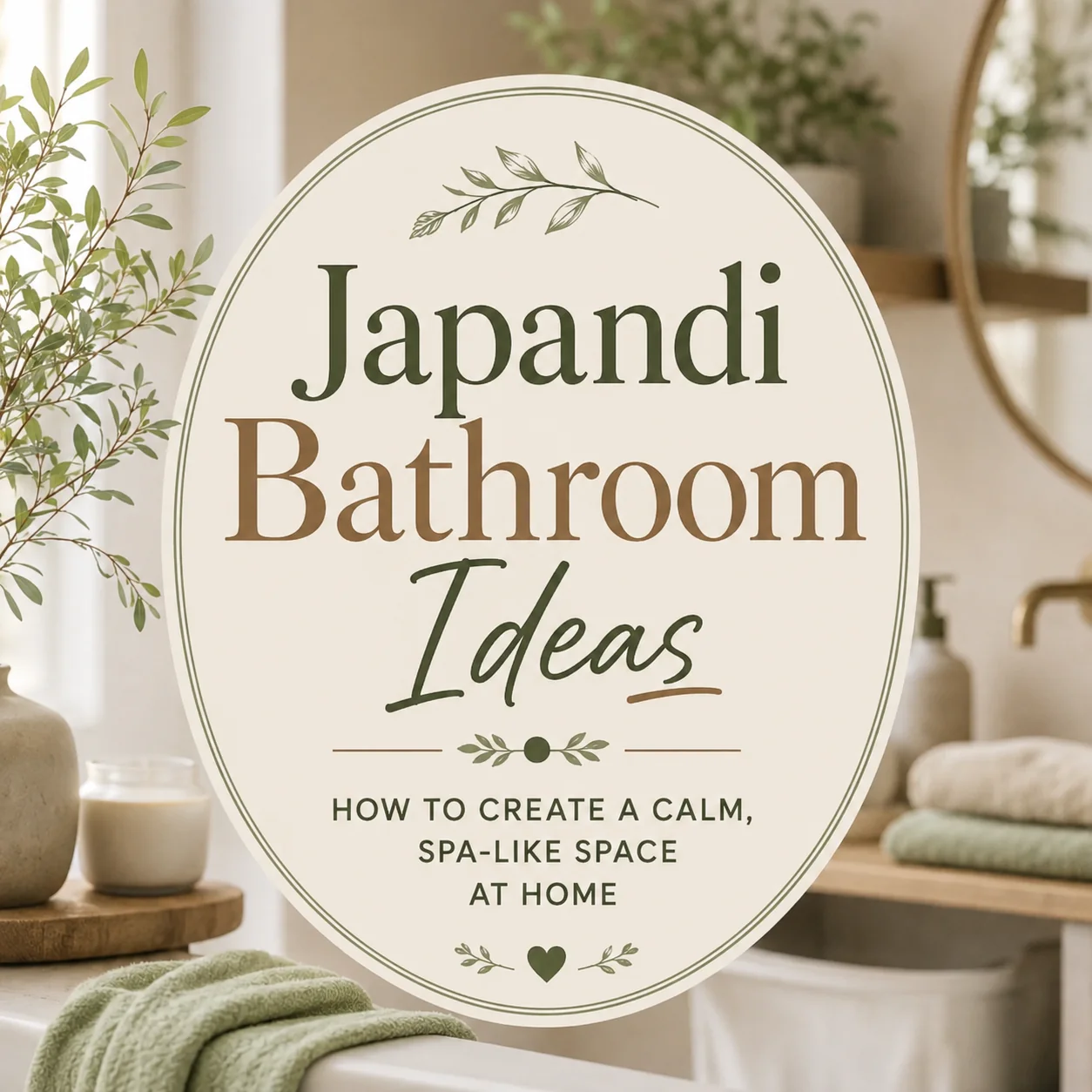 Japandi Bathroom Ideas: How to Create a Calm Spa-Like Space at Home