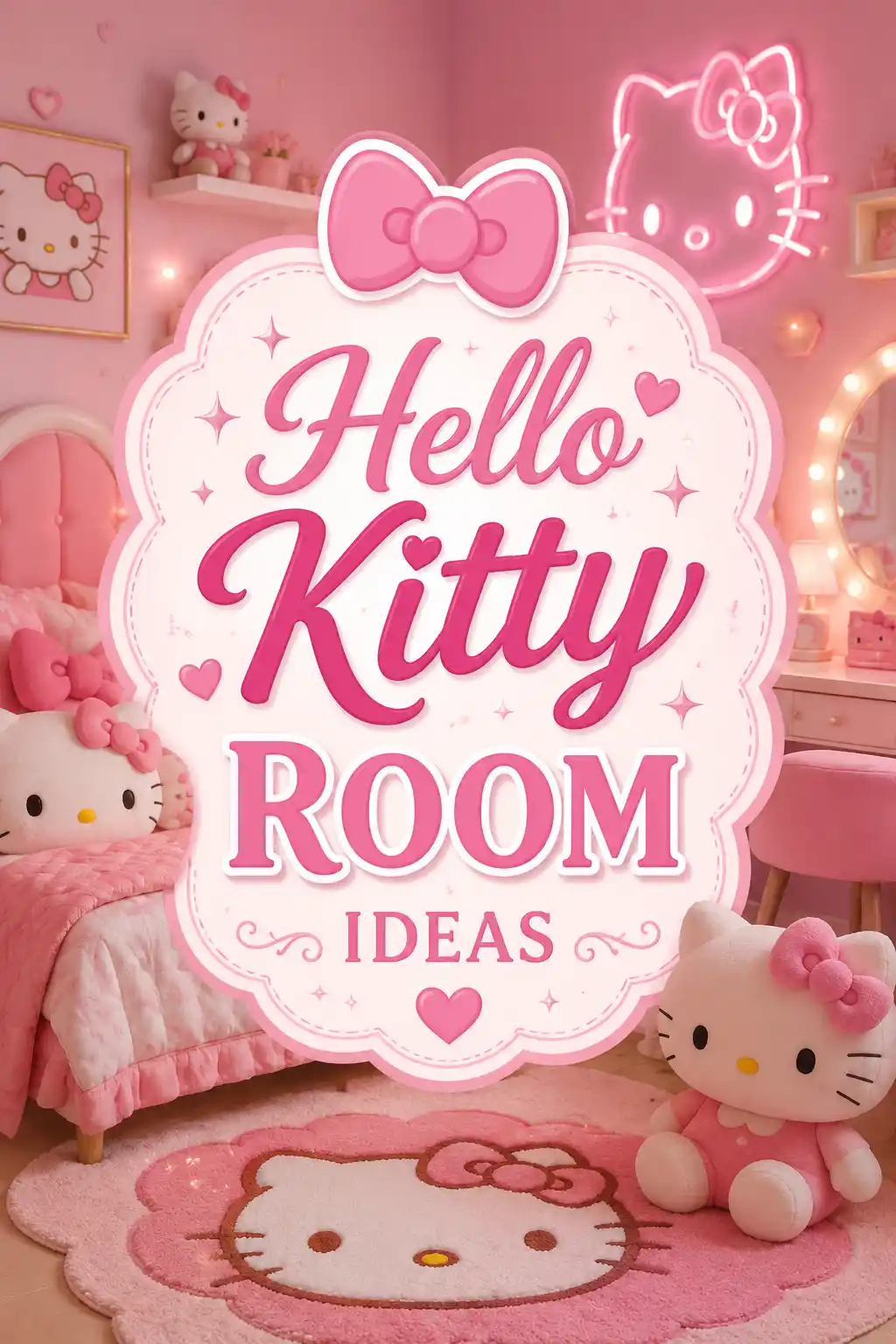 50+ Stunning Hello Kitty Room Ideas That Will Make You Fall in Love With Pink All Over Again
